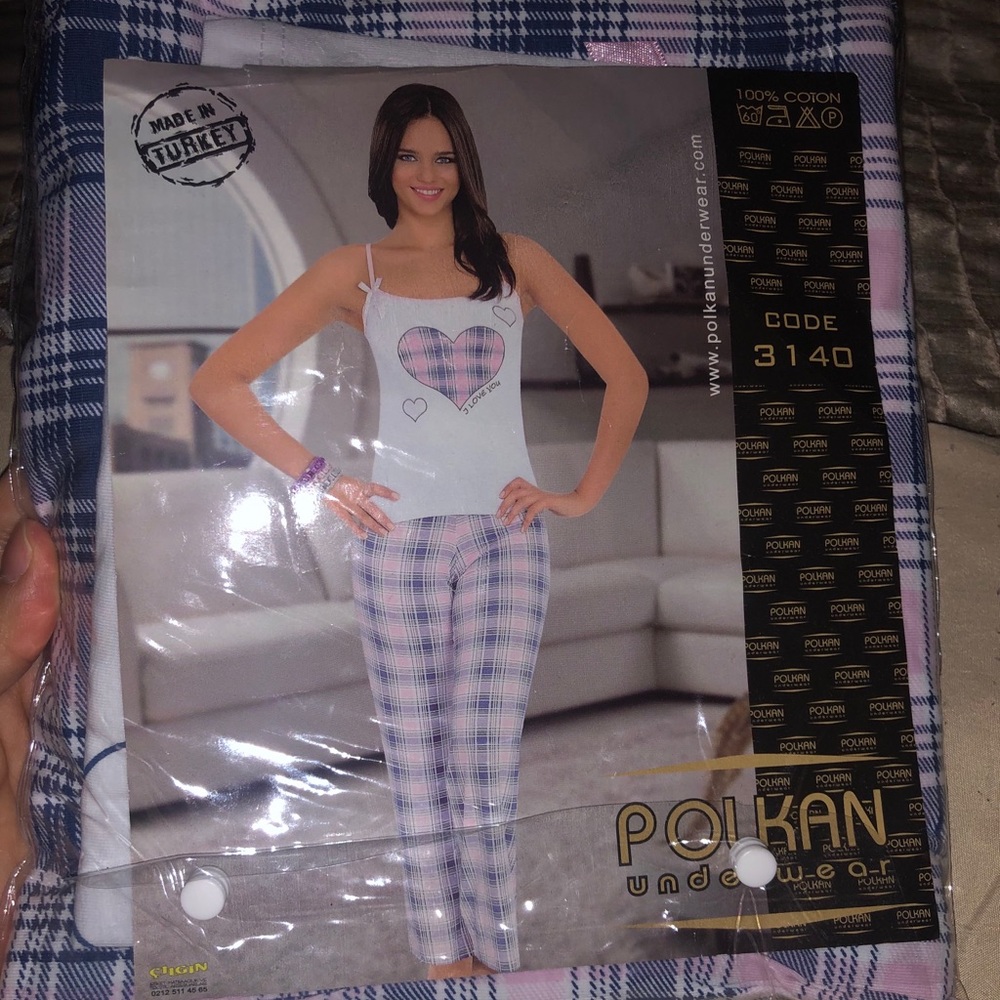 Brand New 100%Cotton Pink &blue Pajamas long pants